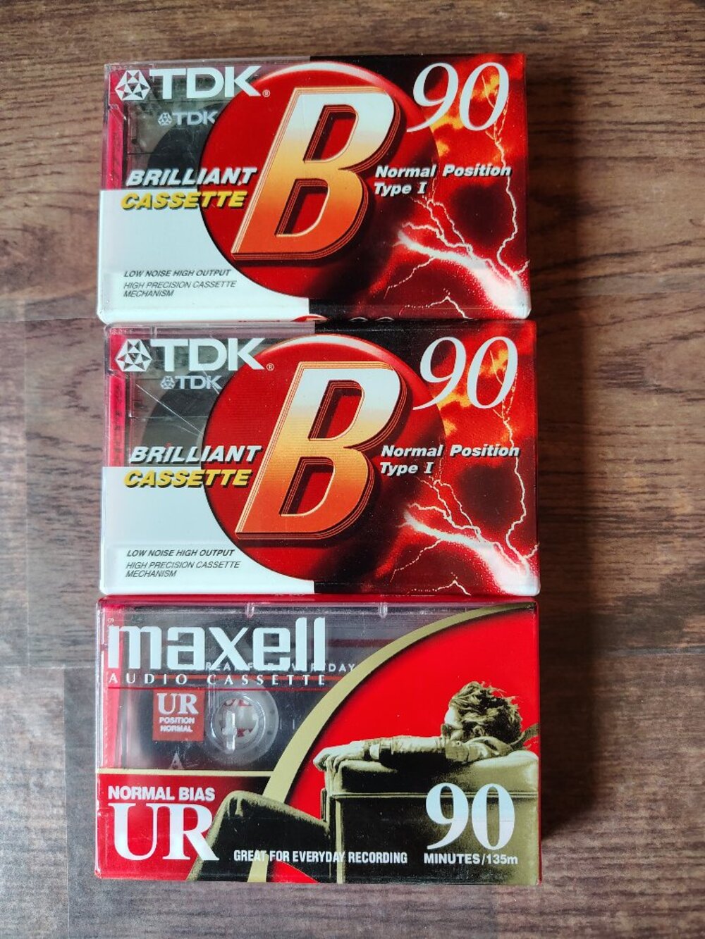 Audio Cassette Tapes(90 minutes) - Set of 3